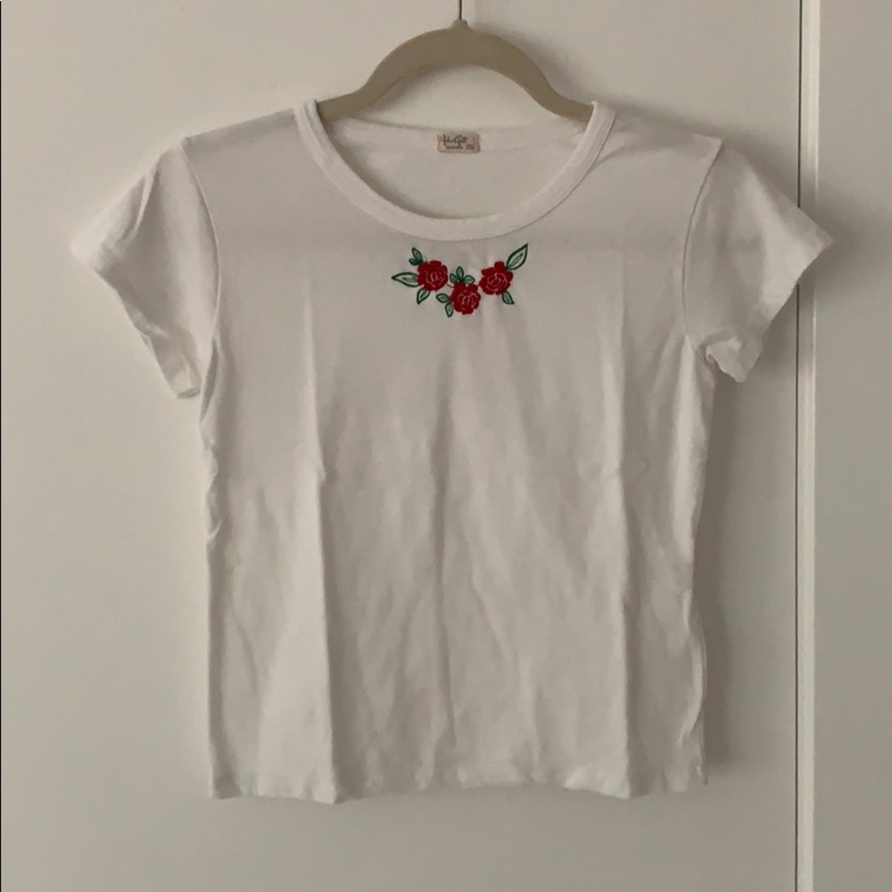 rose crop top